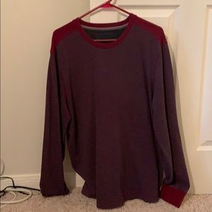 Red banana republic sweater knit shirt
